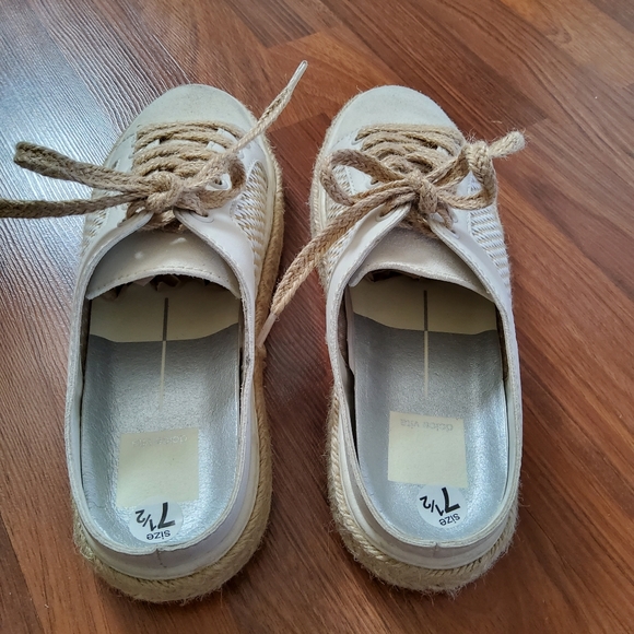 Dolce Vita Slide Sneaker Suede Espadrille Mule 7.5 - Picture 7 of 10